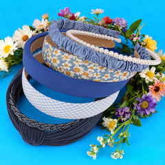 AHONEY banda acolchada azul marino, ajuste cómodo durante todo el día