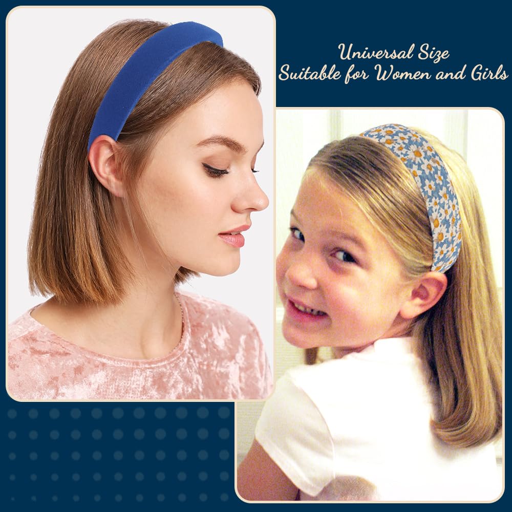 AHONEY banda con perlas azul marino, toque elegante para ocasiones