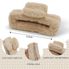 AHONEY clip pelo jumbo anti-deslizante garantiza sujeción estable durante el día