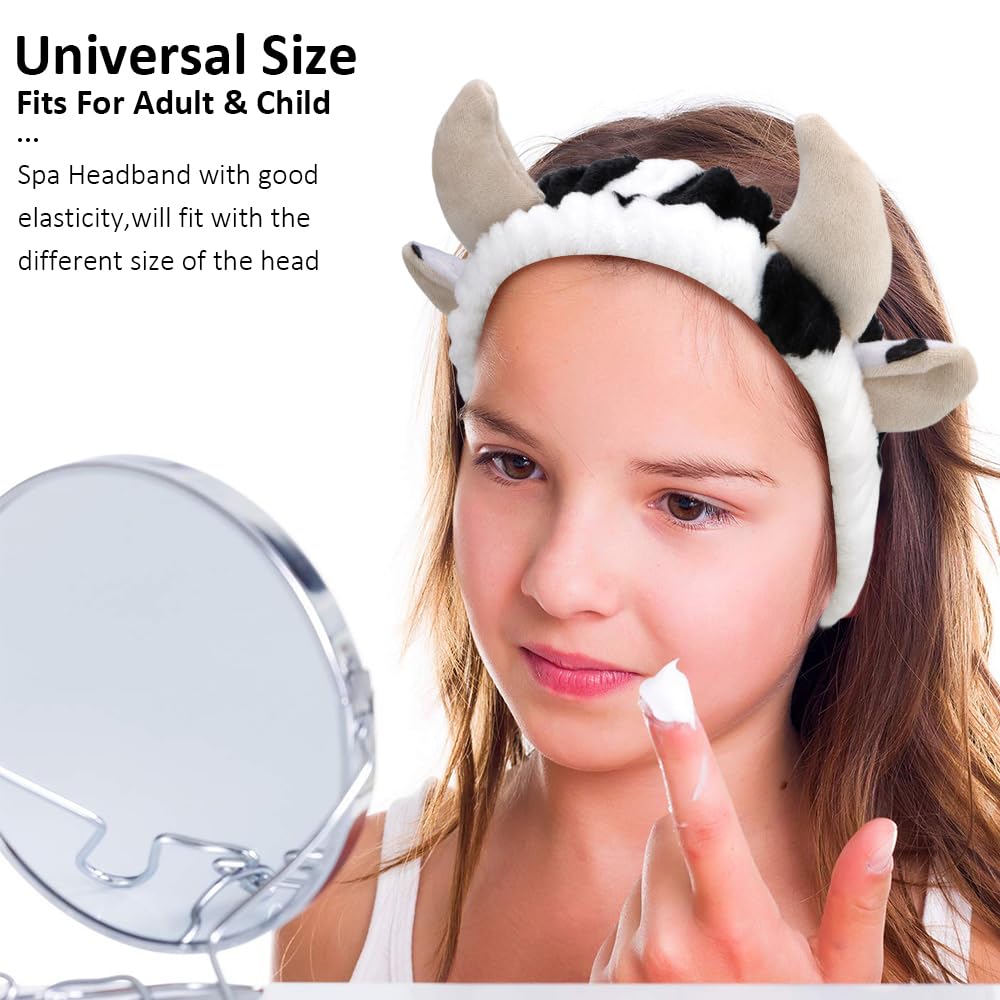 AHONEY diadema microfibra suave, cómoda para rutinas faciales