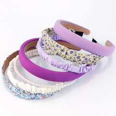 AHONEY diadema nudo púrpura, añade estilización sin esfuerzo diario