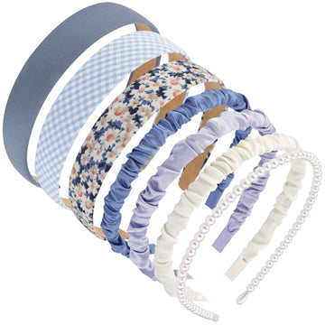 Diadema AHONEY azul bandana, estilo casual y cómodo.