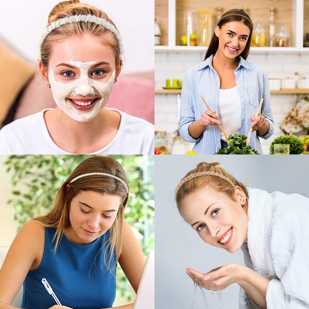 Diadema AHONEY para maquillaje diario y rutina facial.