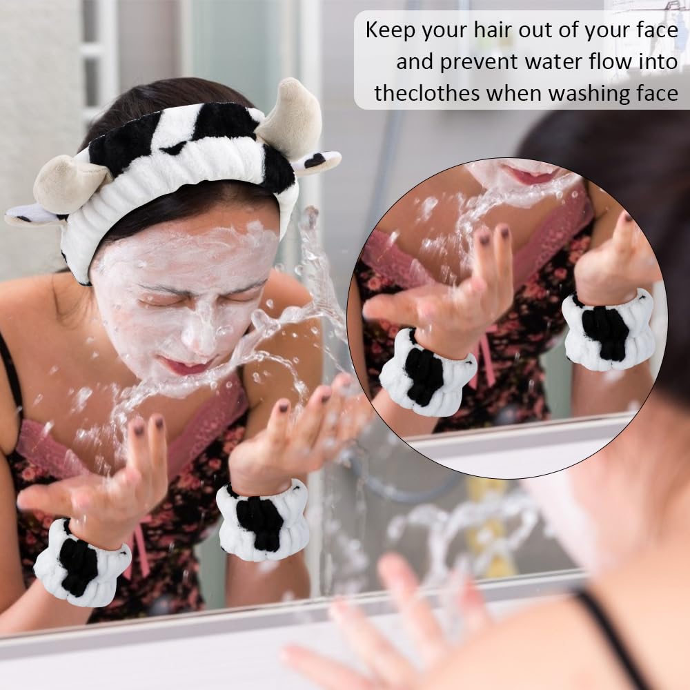 AHONEY pulseras spa, dos piezas absorbentes para evitar goteos durante el lavado