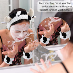 AHONEY pulseras spa, dos piezas absorbentes para evitar goteos durante el lavado