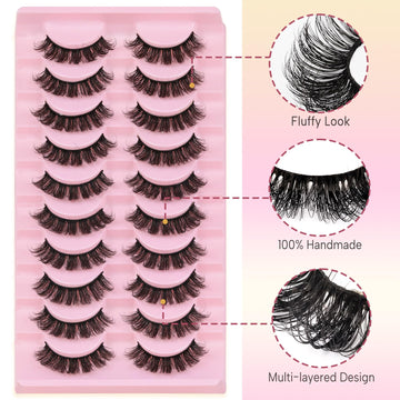 Para casa, looks diarios con pestañas Ahrikiss de curvatura D