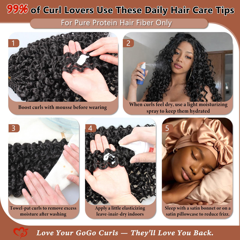 AIBEO GoGo Curl evita enredos y frizz para peinados definidos.