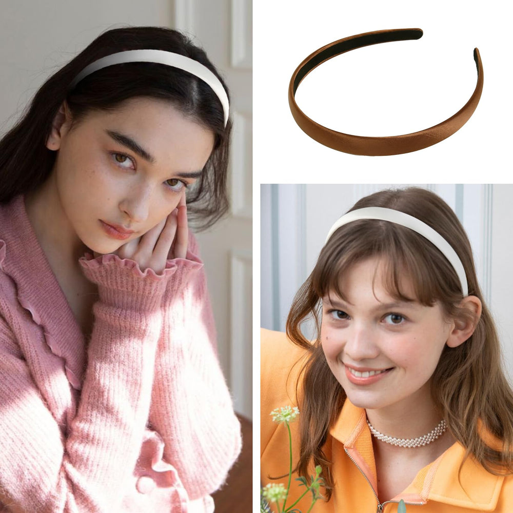 Conjunto de 4 colores AIBFRID diadema satin, combina con cualquier atuendo.
