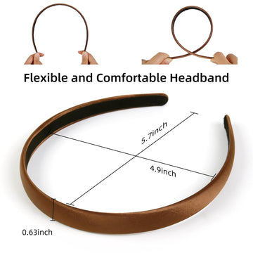Diadema ligera y cómoda AIBFRID, adecuada para cabello largo o corto.