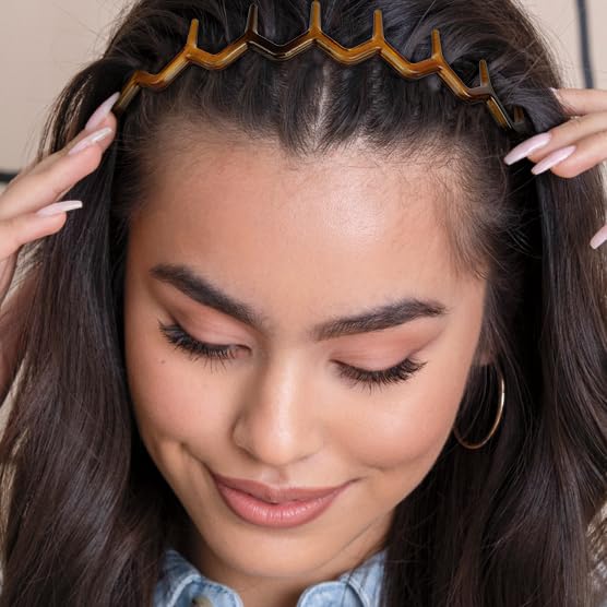 AIBFRID diademas zigzag, set de 6 unidades listas para regalar