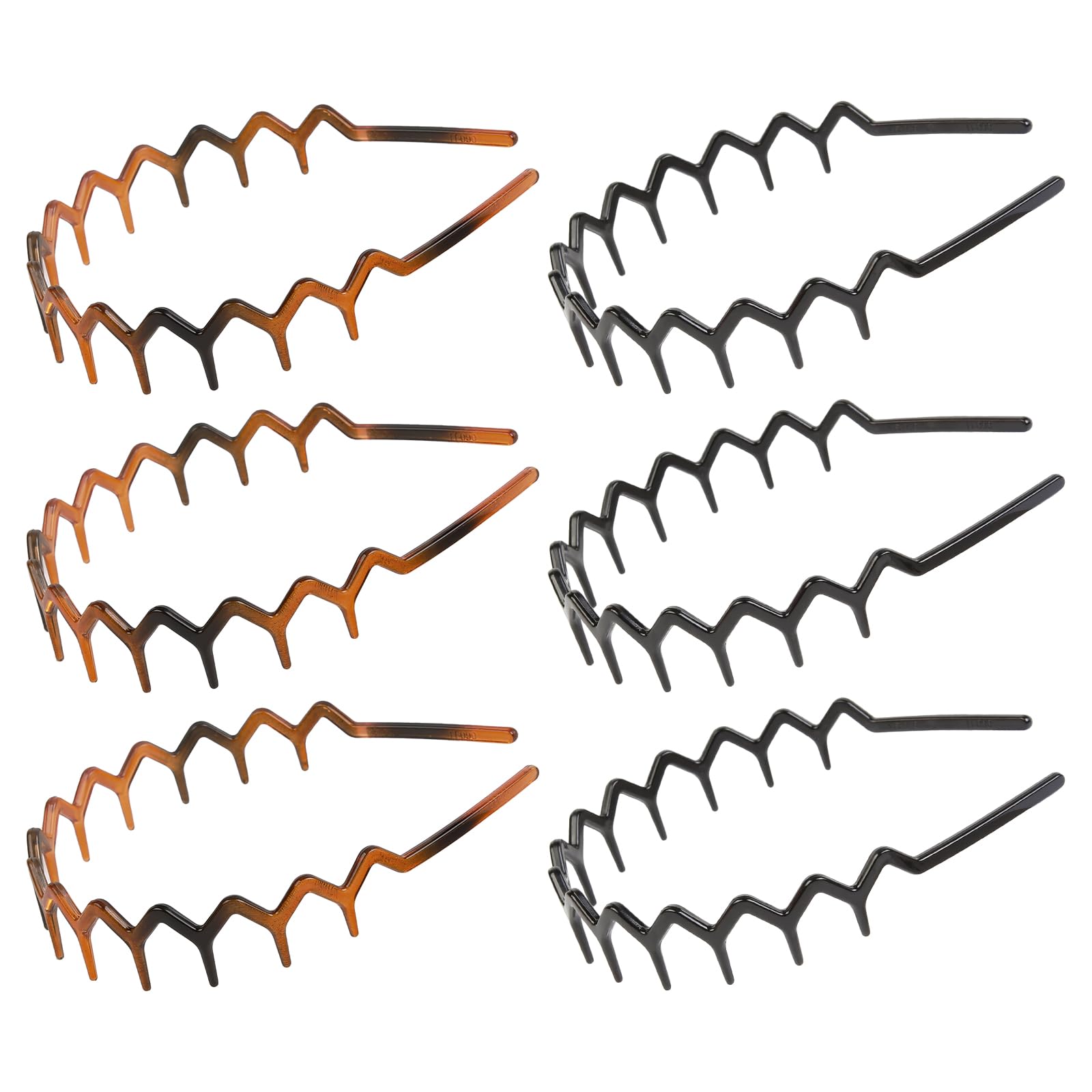 AIBFRID diadema zigzag para uso diario, cómoda y ligera