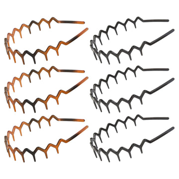 AIBFRID diadema zigzag para uso diario, cómoda y ligera