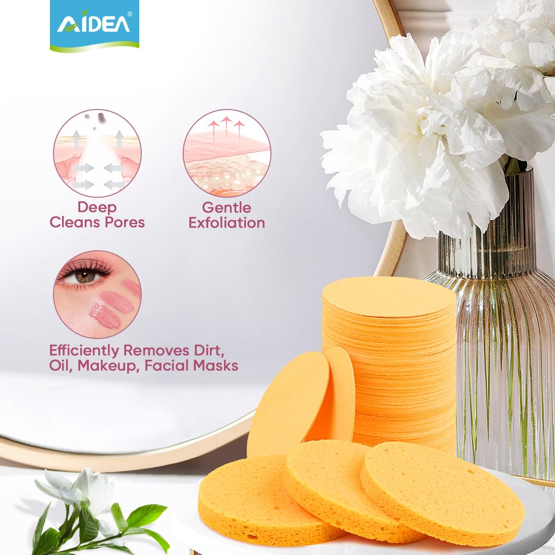 AIDEA sostenible: esponjas de celulosa derivada de plantas.