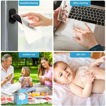 Uso multifuncional de AIDEA: limpieza de superficies ligeras con toallas desechables