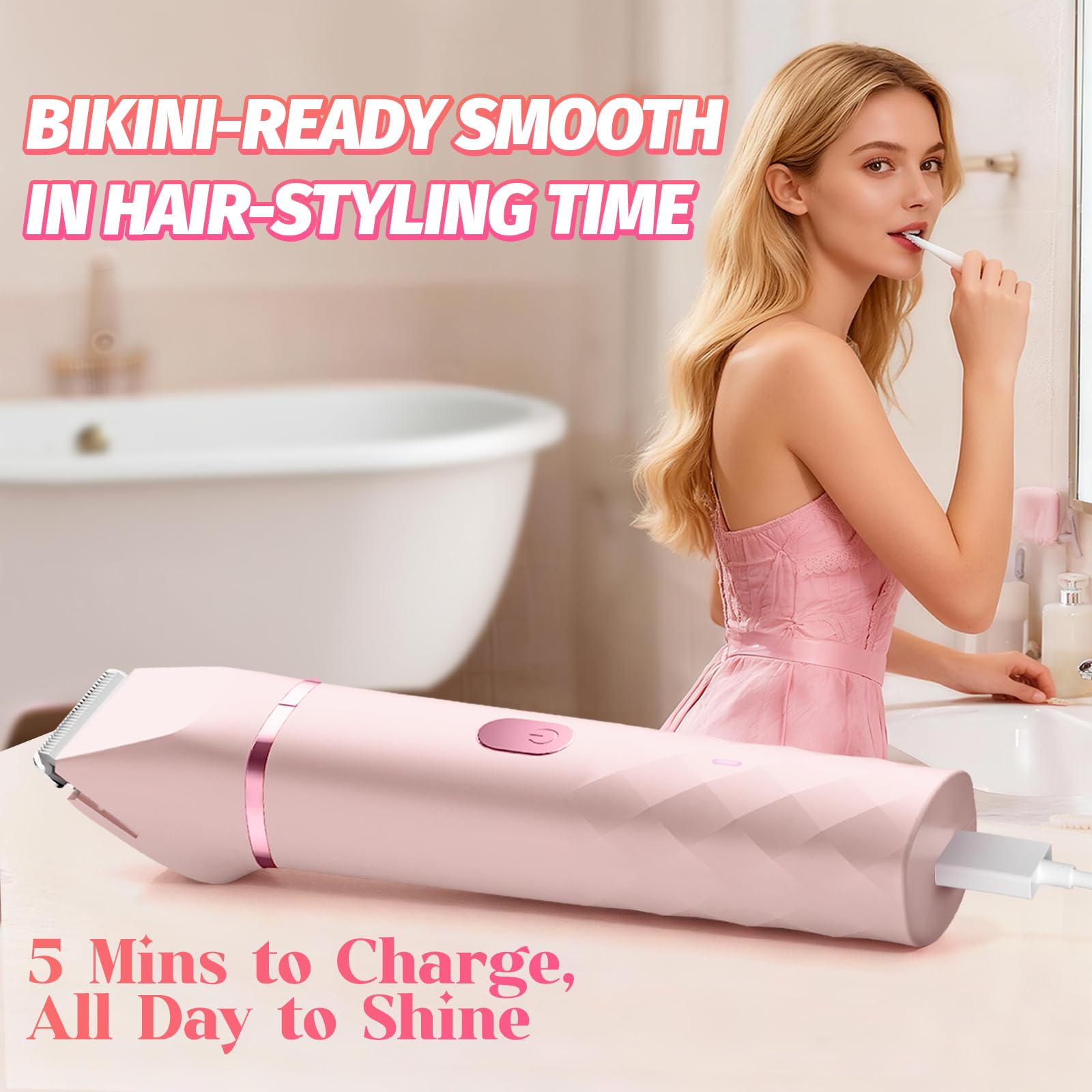 Aidiam Bikini Trimmer uso en viaje para retoques fuera de casa