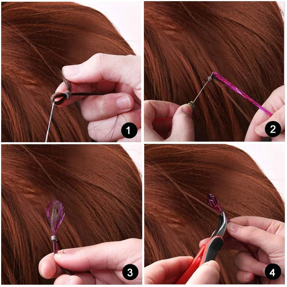 AIFIHIYI purpurina para cabello resistente al calor y uso versátil.
