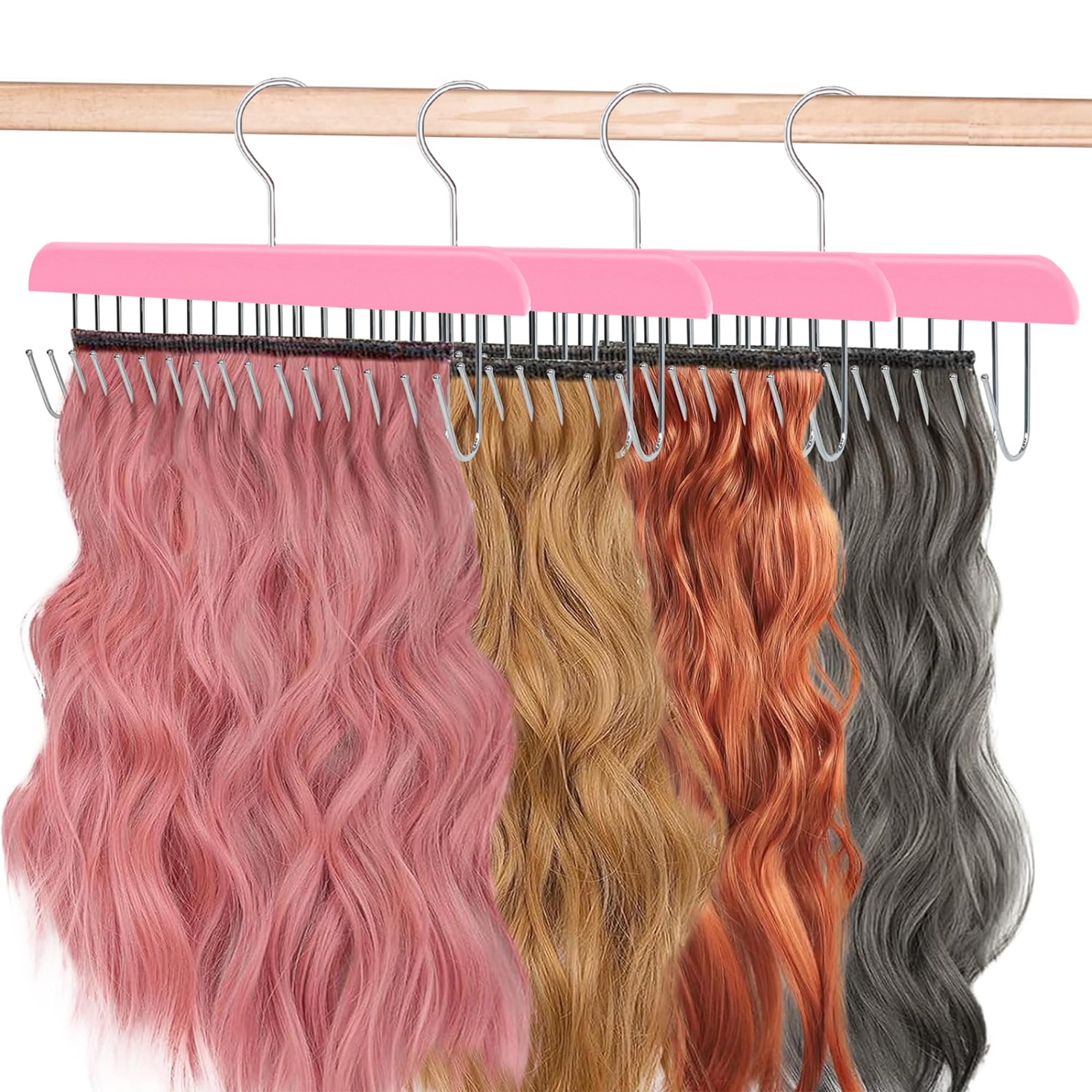 AIHOPESTO extensiones micro-bundle anchas: almacenamiento compacto y ordenado.
