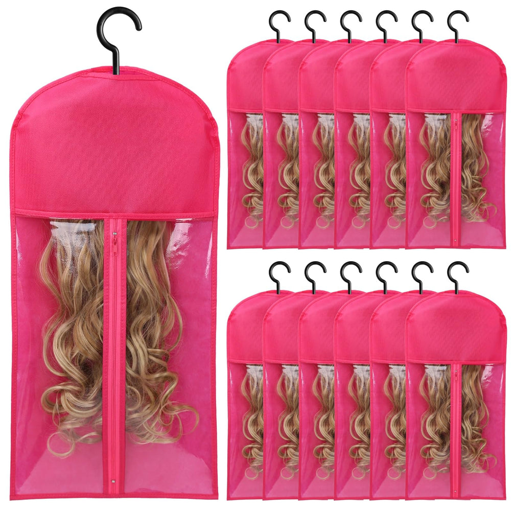 AIHOPESTO bolsa para pelucas con gancho protege del polvo.