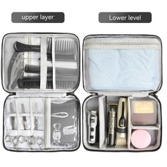 AIHOPESTO Barber Case gran capacidad, guarda hasta cuatro clipper y accesorios.