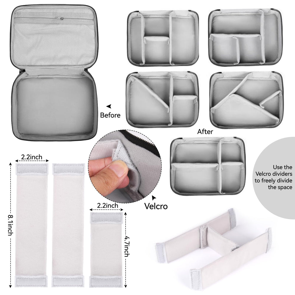 AIHOPESTO Barber Case protección premium, carcasa EVA acolchada para herramientas.