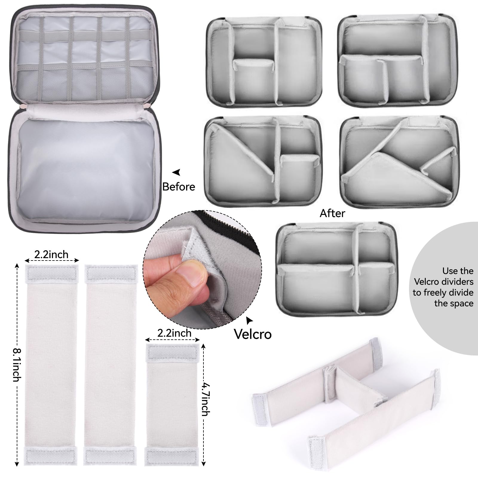 AIHOPESTO correas de velcro ajustables aseguran ajuste seguro