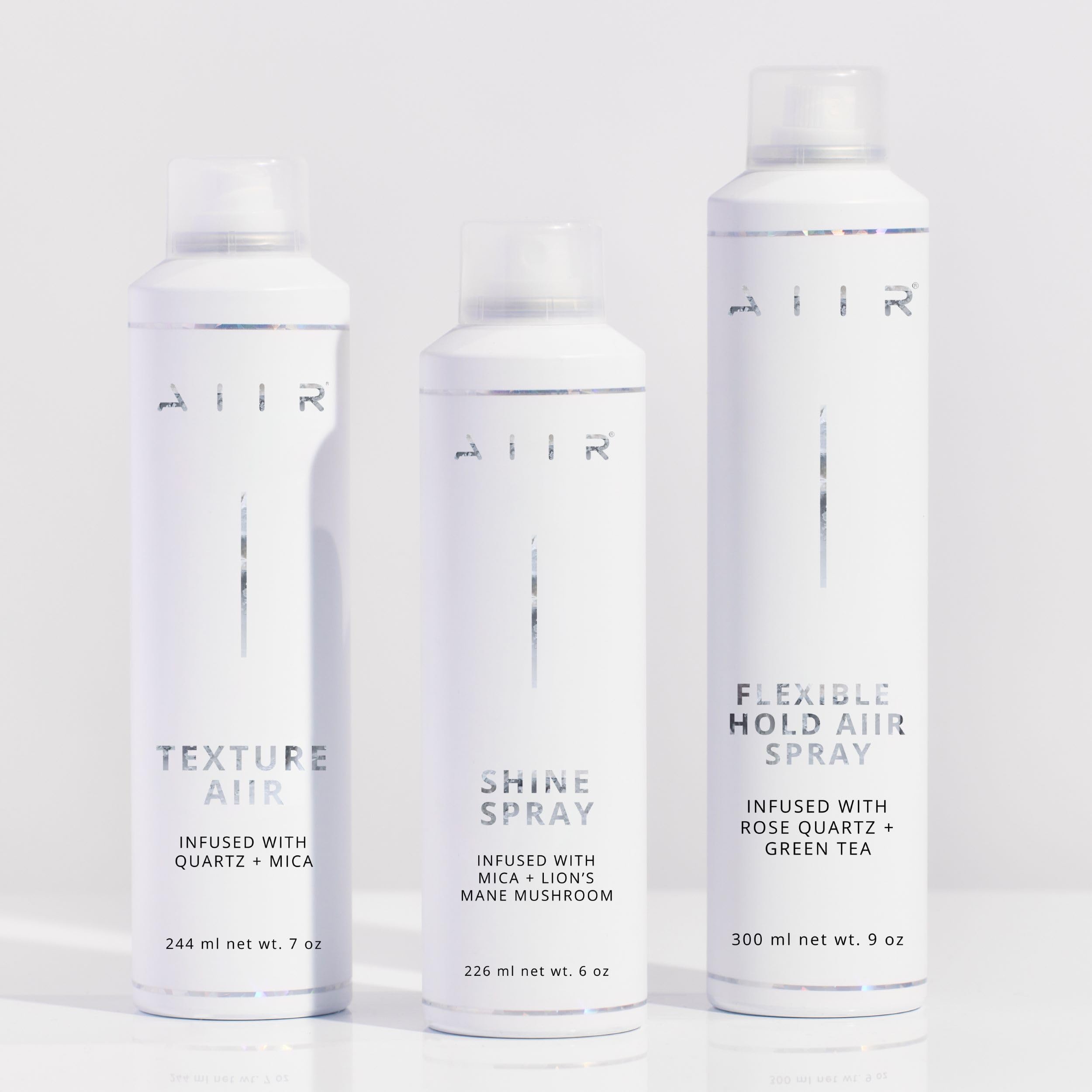 AIIR Laque Coiffante Flexible, résistance à l'humidité et anti-frizz.