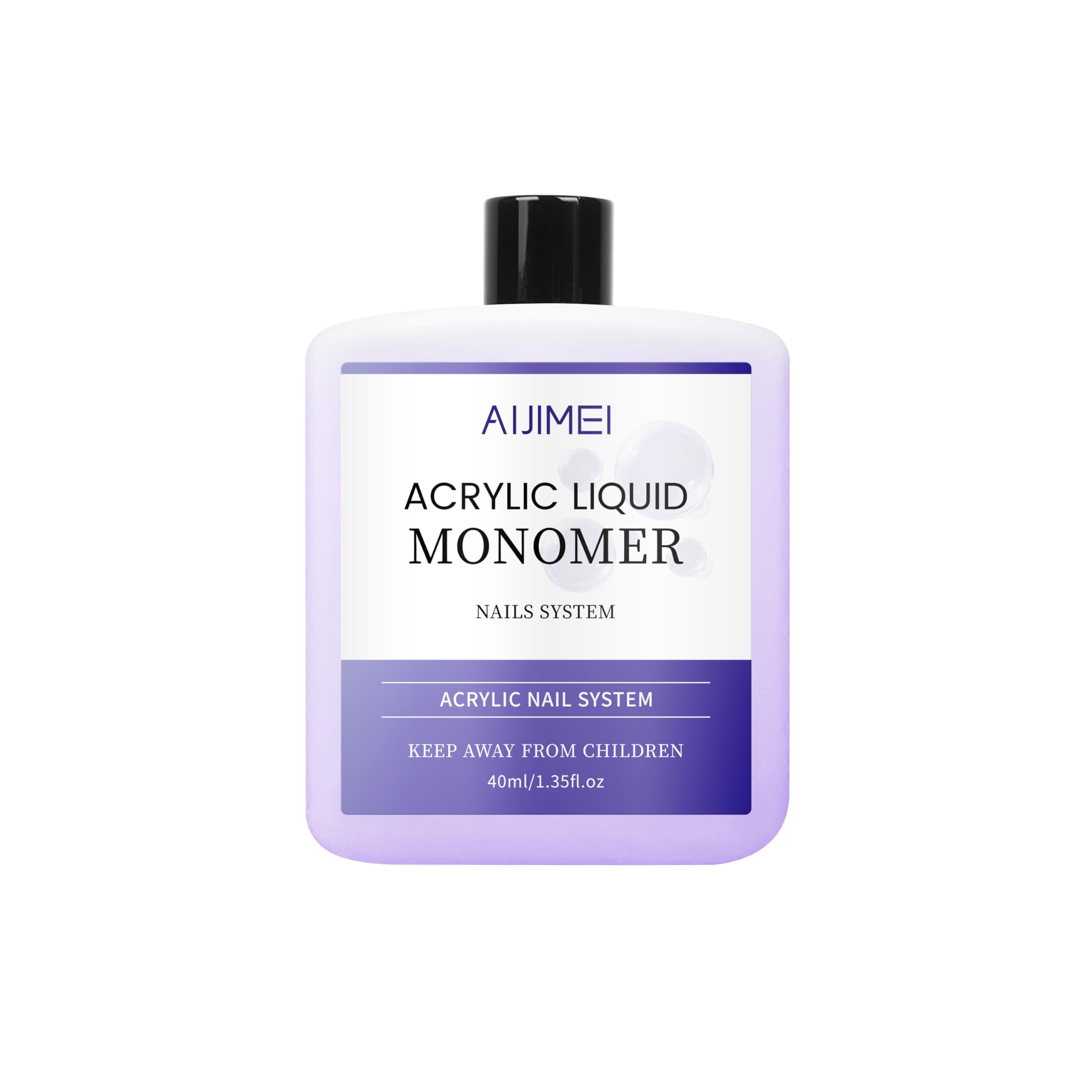 AIJIMEI líquido acrílico 40 ml, operación suave para trazos precisos.