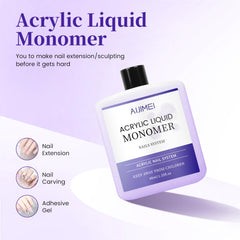 AIJIMEI líquido acrílico 40 ml, secado rápido para proyectos eficientes.