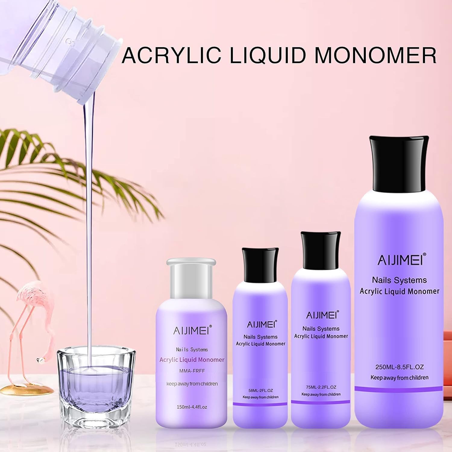 AIJIMEI monómero acrílico 58 ml ideal para uso doméstico en uñas