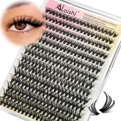 Pestañas AILAISHI con banda ultra suave 0,045 mm para uso diario sin irritación.