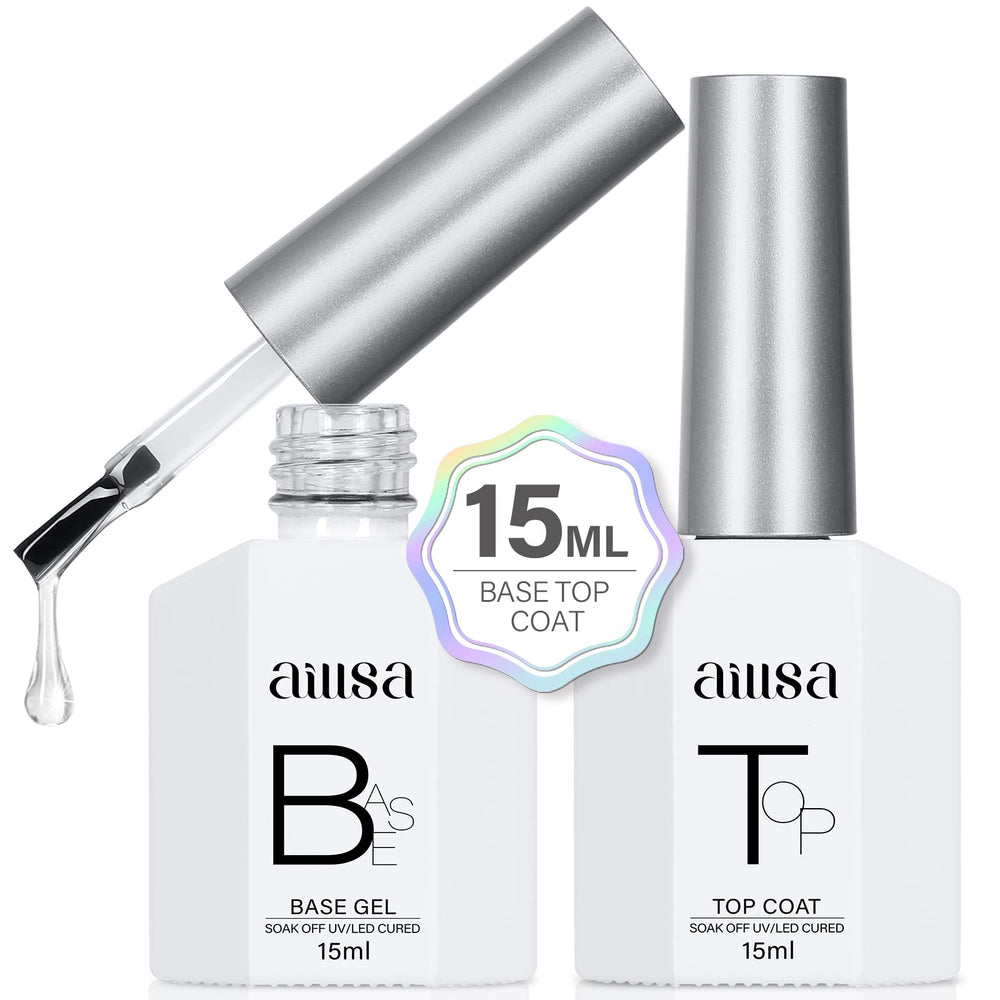 Base gel AILLSA, capa-base que mejora adherencia y acabado suave para uñas naturales