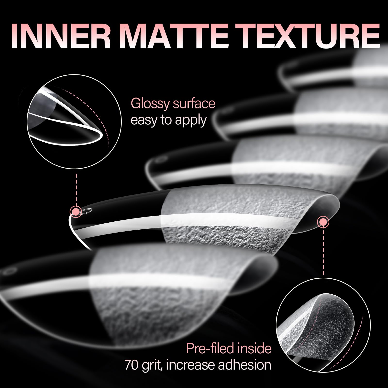 Compatibilidad de puntas AILLSA con esmalte en gel para aplicación uniforme.