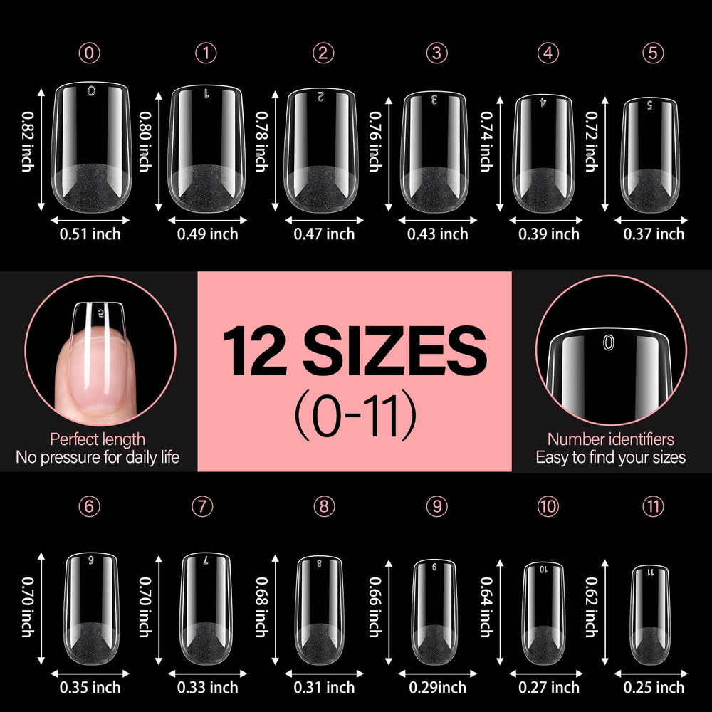 Extensiones de uñas AILLSA para hacerlo tú mismo en casa, ideal para uñas decorativas.