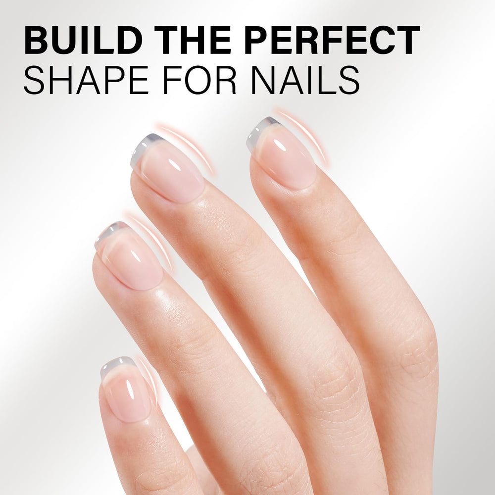 Gel constructor AILLSA ofrece acabado natural y se integra con otros geles de uñas.