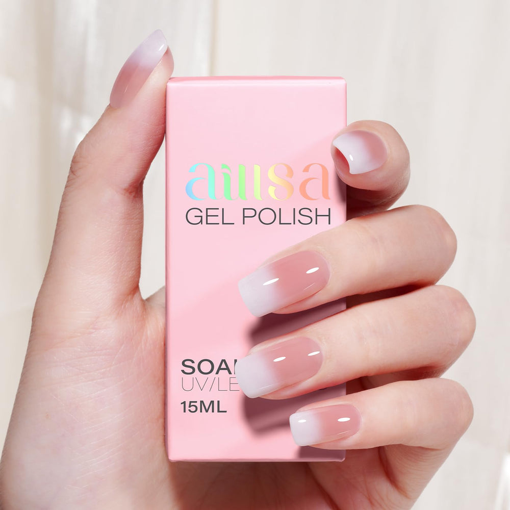 AILLSA Nude Pink Misty Rose, botella de gel para un tono natural