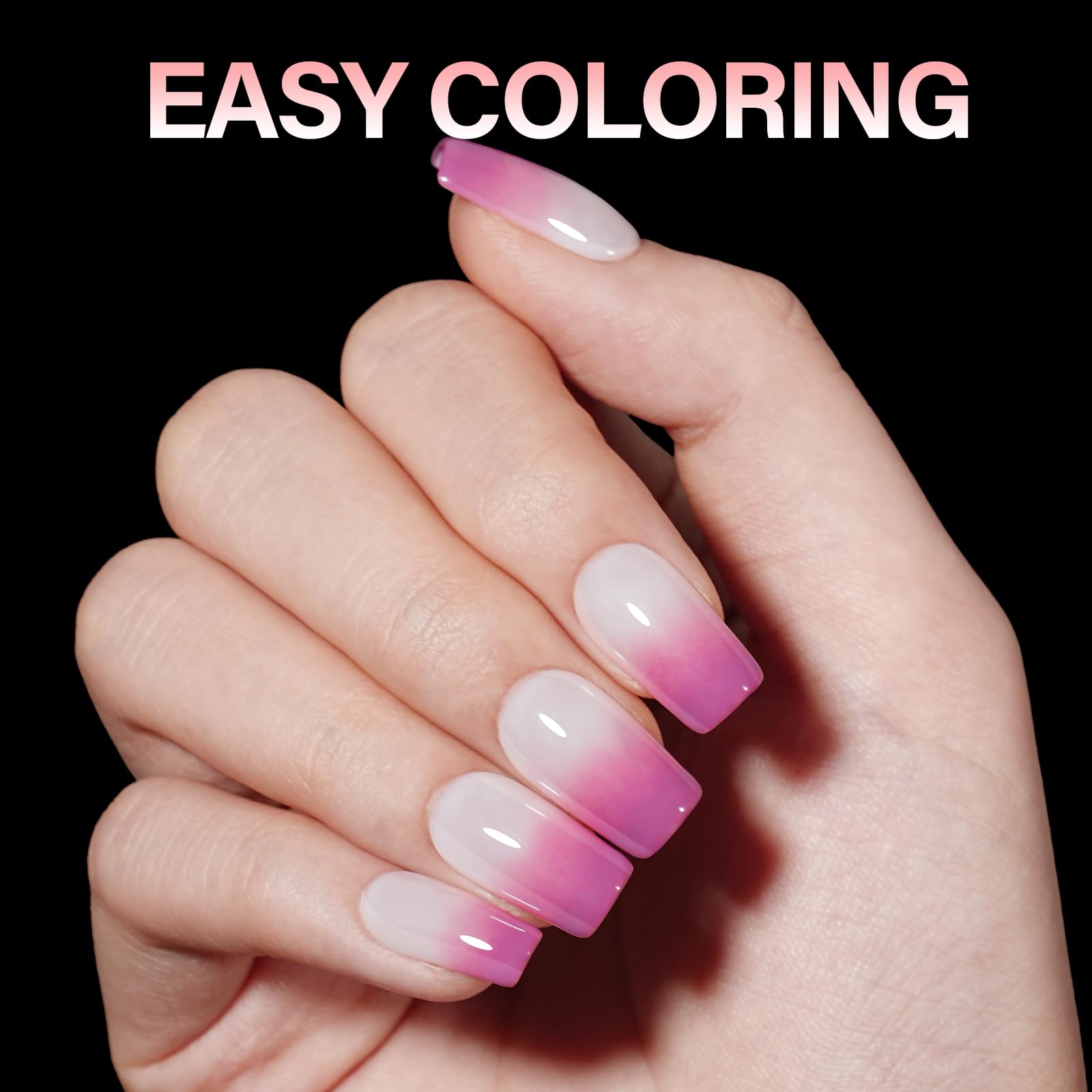 Extensiones de uñas AILLSA facilitan uso diario gracias a la textura interior mate.