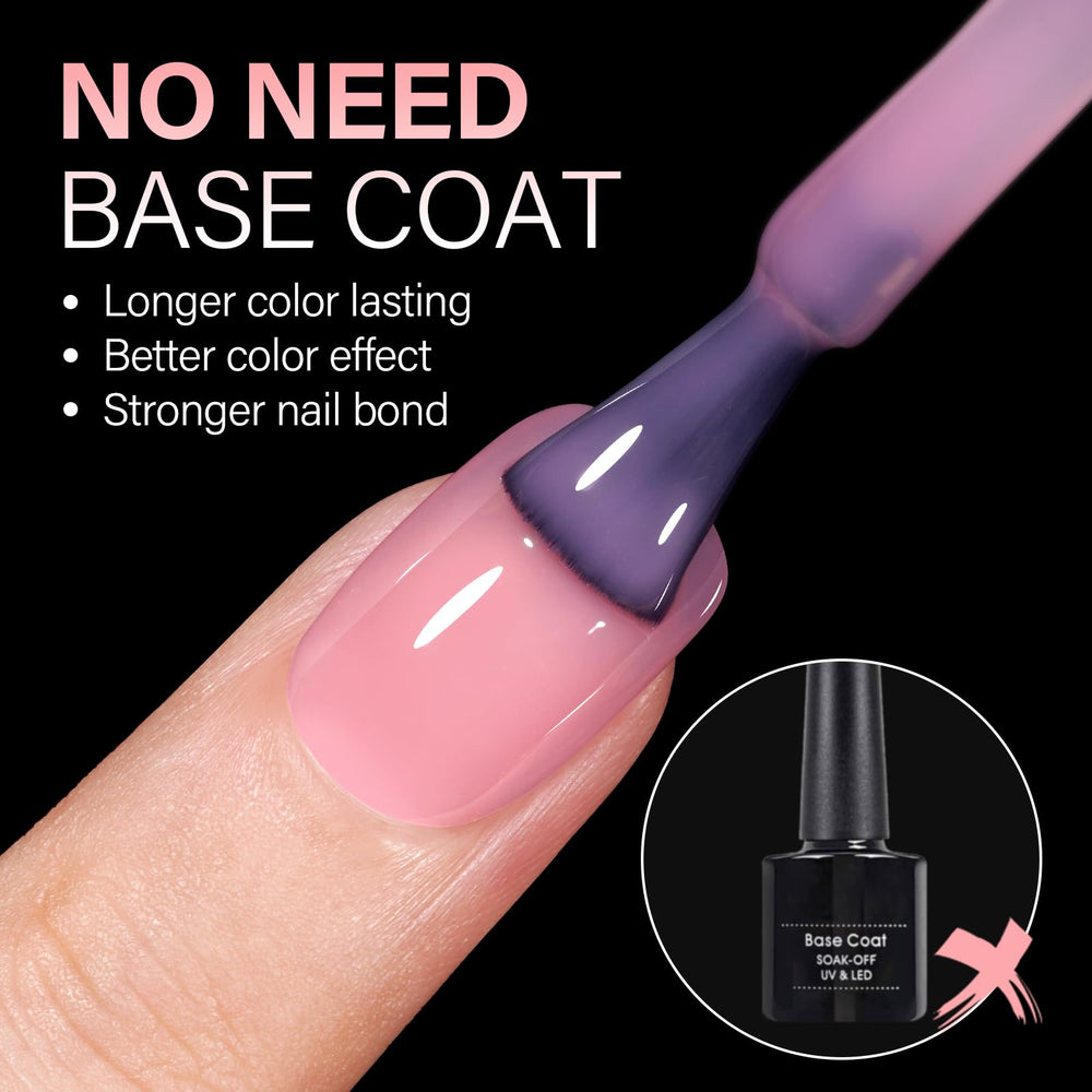 Uñas AILLSA, sin lima ni base coat, aplicación rápida