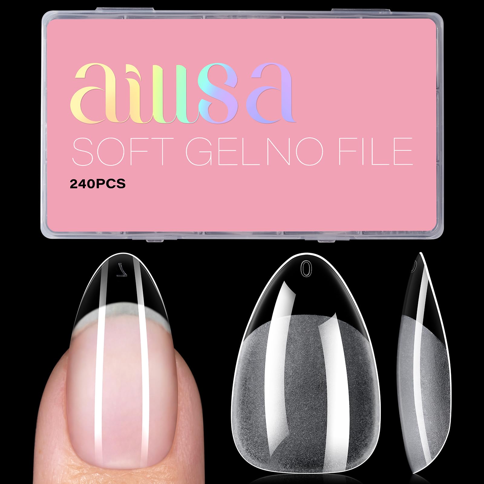 AILLSA tips almendra corta envase: ajuste preciso para inicio rápido