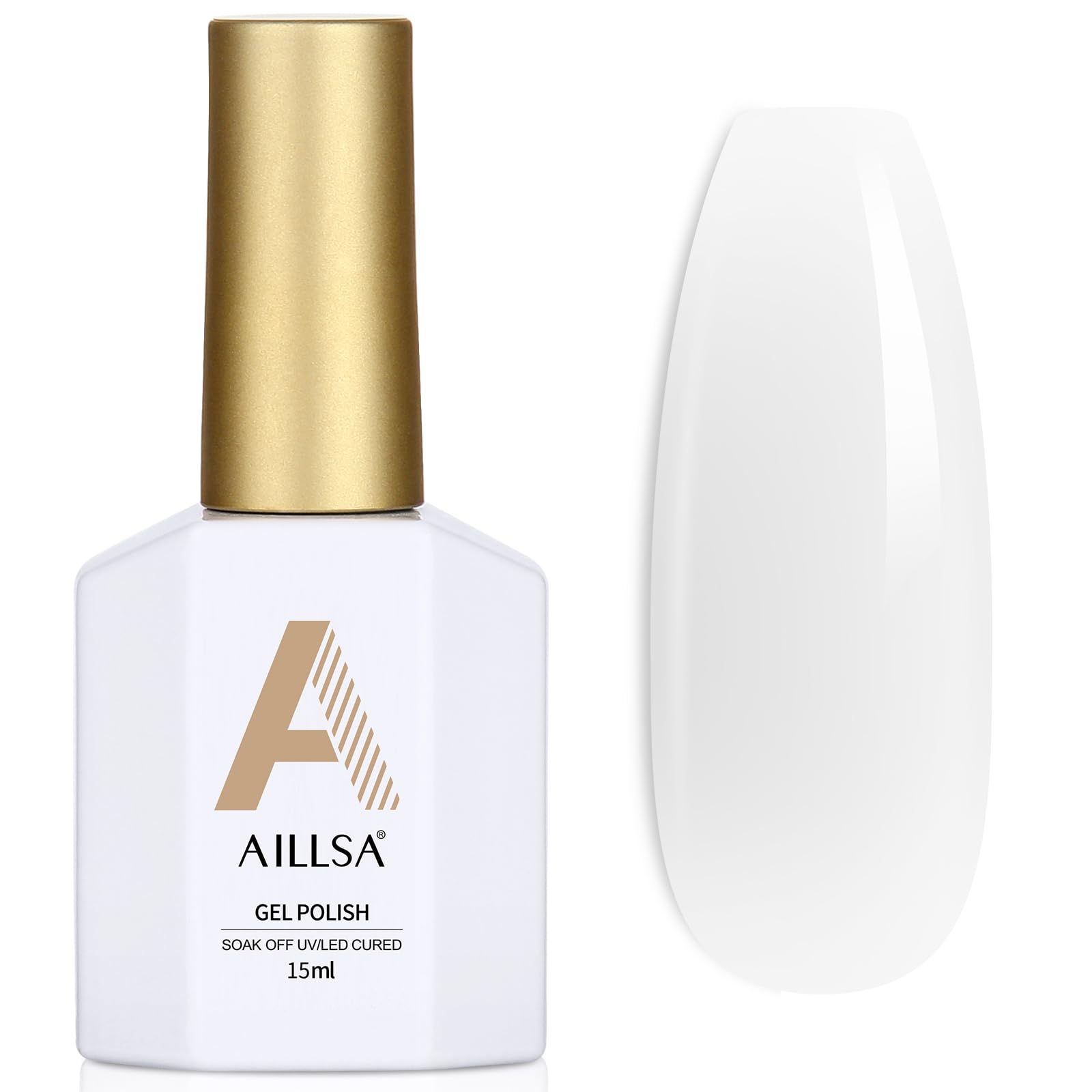 Regalo perfecto: esmalte gel AILLSA Milky White para cualquier ocasión.