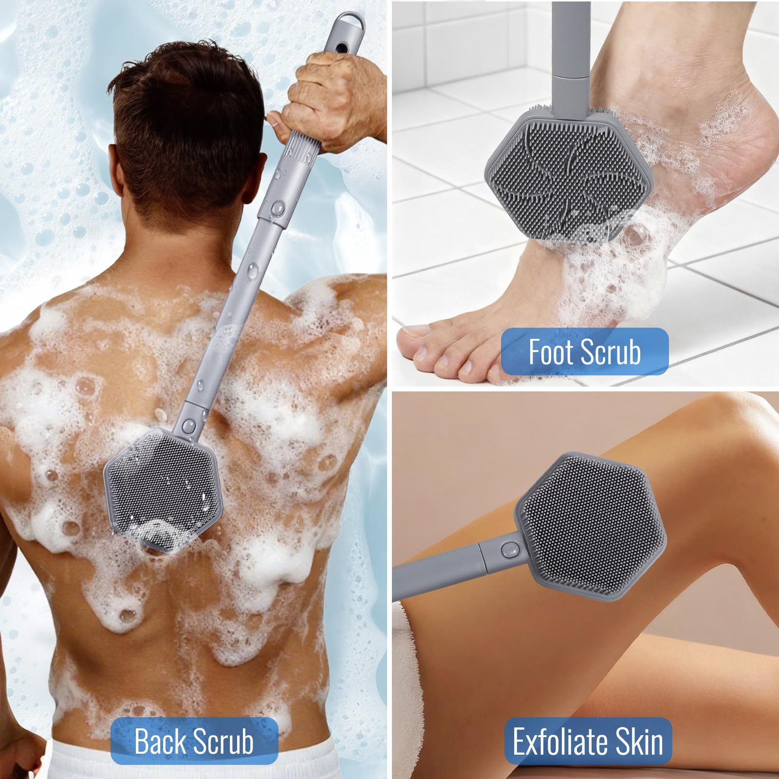 AIMAIAIMAI diseño resistente en ABS para durabilidad en cada ducha.