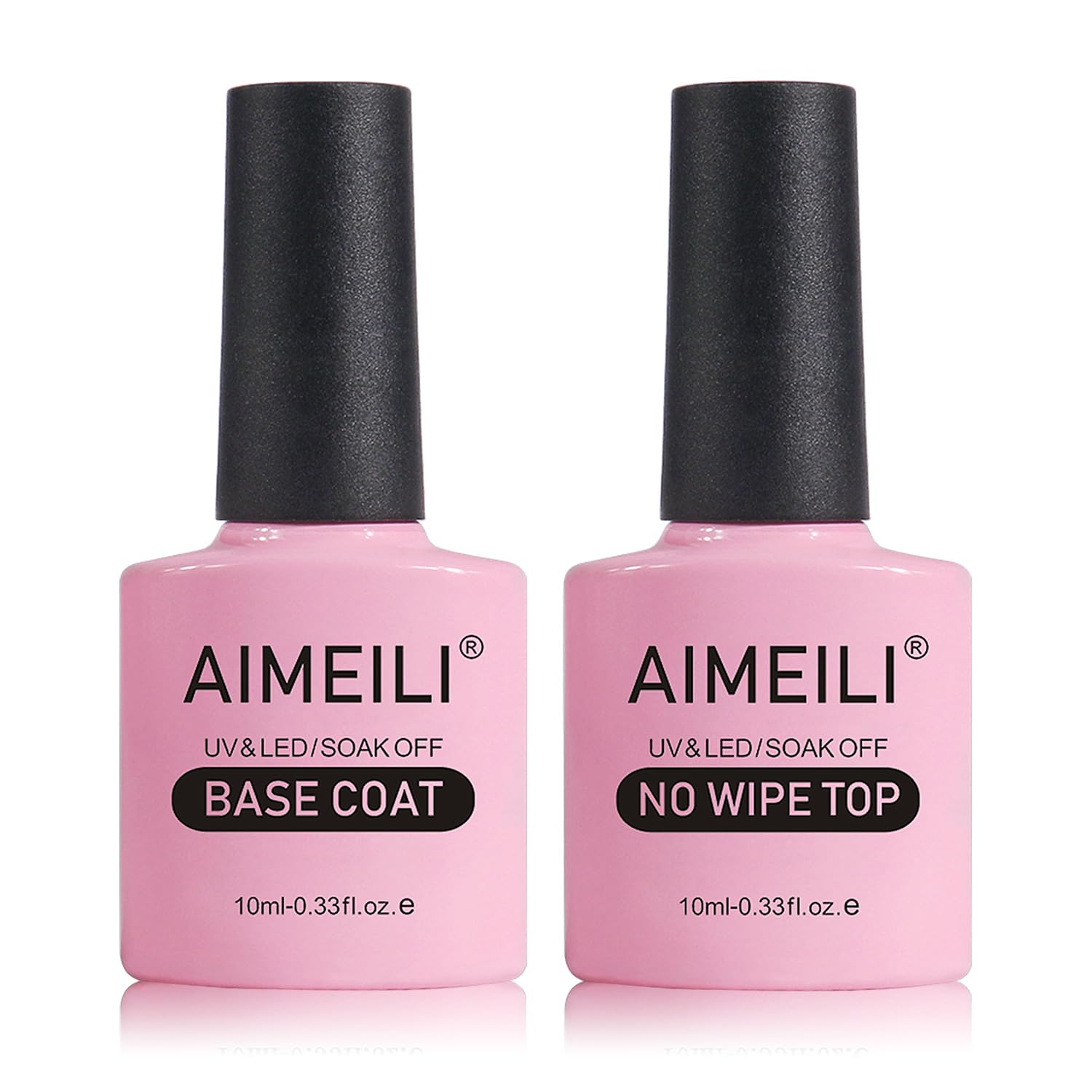 AIMEILI Base Coat sin limpieza para adherencia duradera en uñas