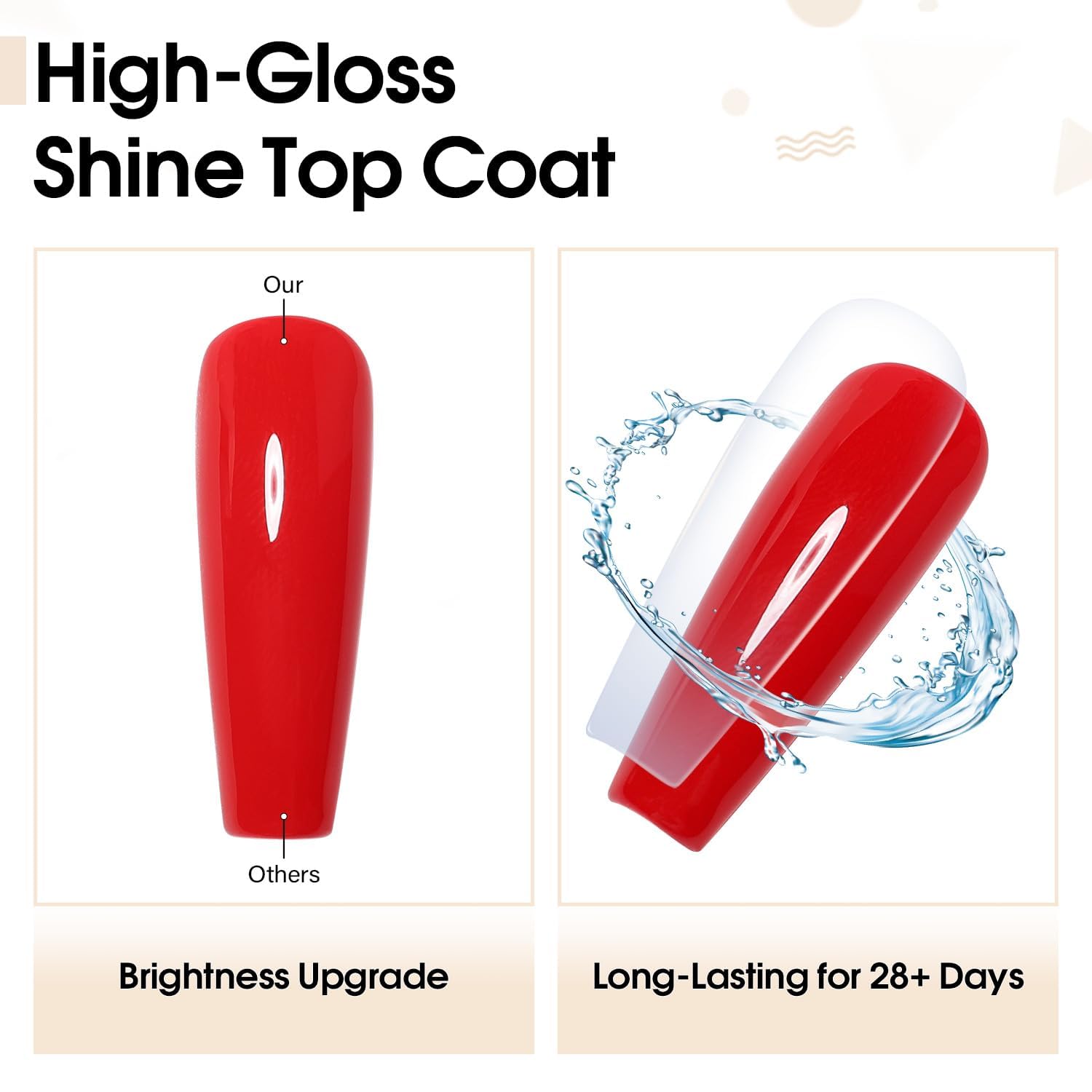 Base gel curable con lámpara para mejor adherencia entre capas.