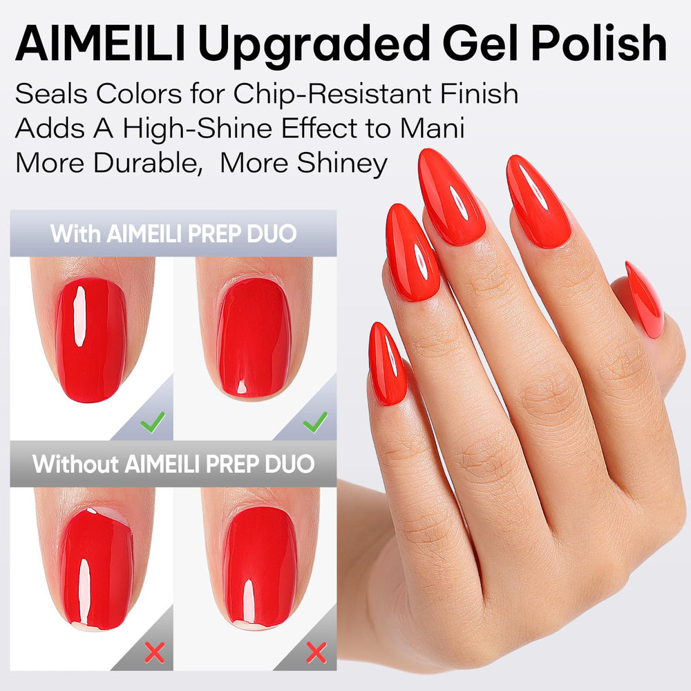 AIMEILI Empaque del kit gel: presentación clara para cliente.