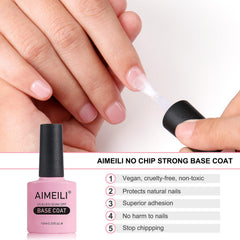 AIMEILI Gel Nail brillo sedoso y uniforme