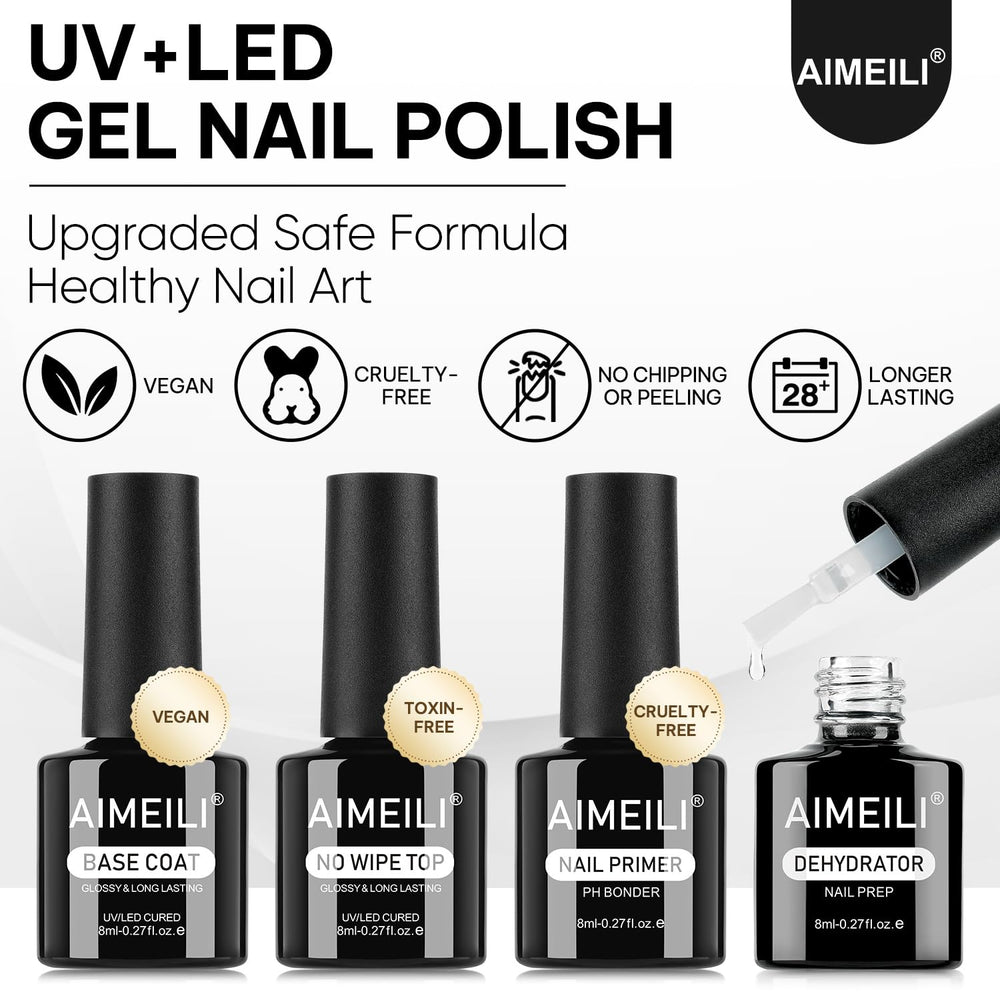 AIMEILI Primer de uñas: facilita fijación entre uña y gel.