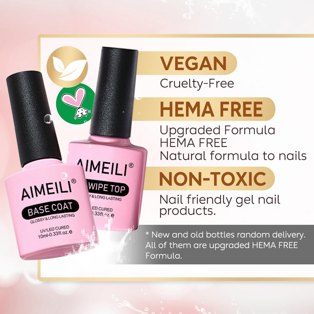 AIMEILI Top Coat brillo duradero para un acabado liso