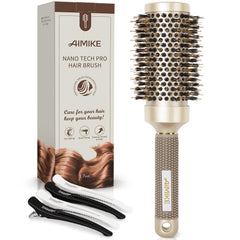 Cepillo AIMIKE redondo ceramico ionico para secado rapido y brillo