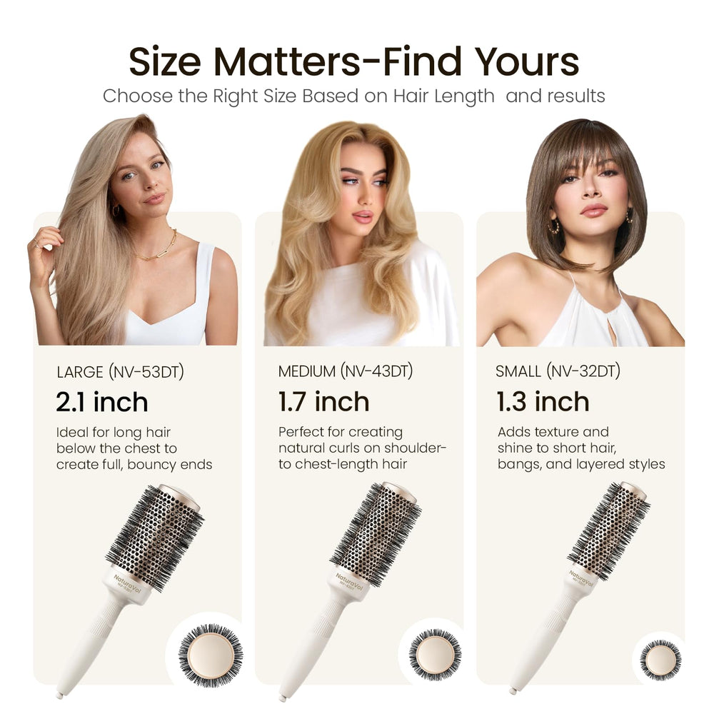 AIMIKE cerdas nylon resistentes al calor para agarre suave sin tirar del cabello
