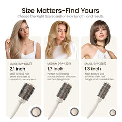 AIMIKE cerdas nylon resistentes al calor para agarre suave sin tirar del cabello