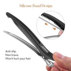 Clip AIMIKE con silicona antideslizante para cabello fino sin tirones